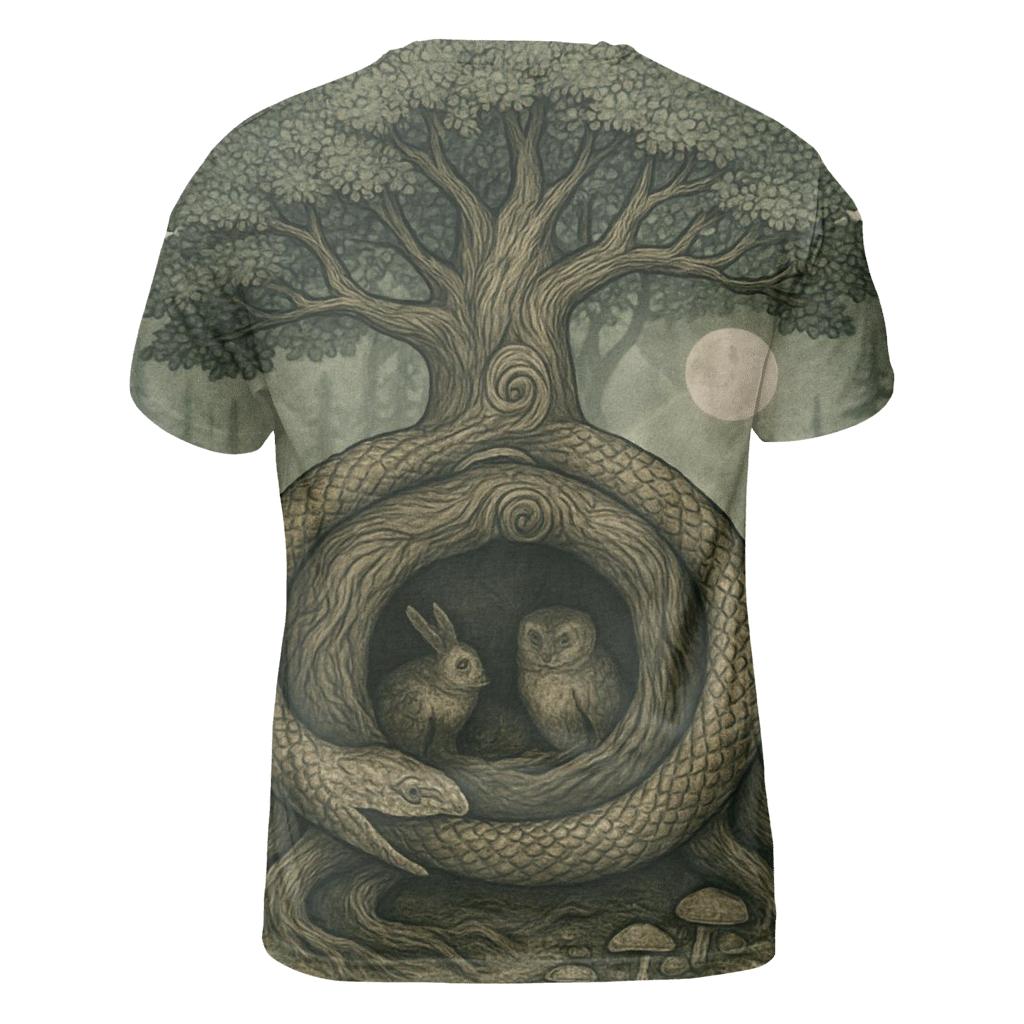 Forest Spiral Ouroboros Grove trendy printed shirt styles
