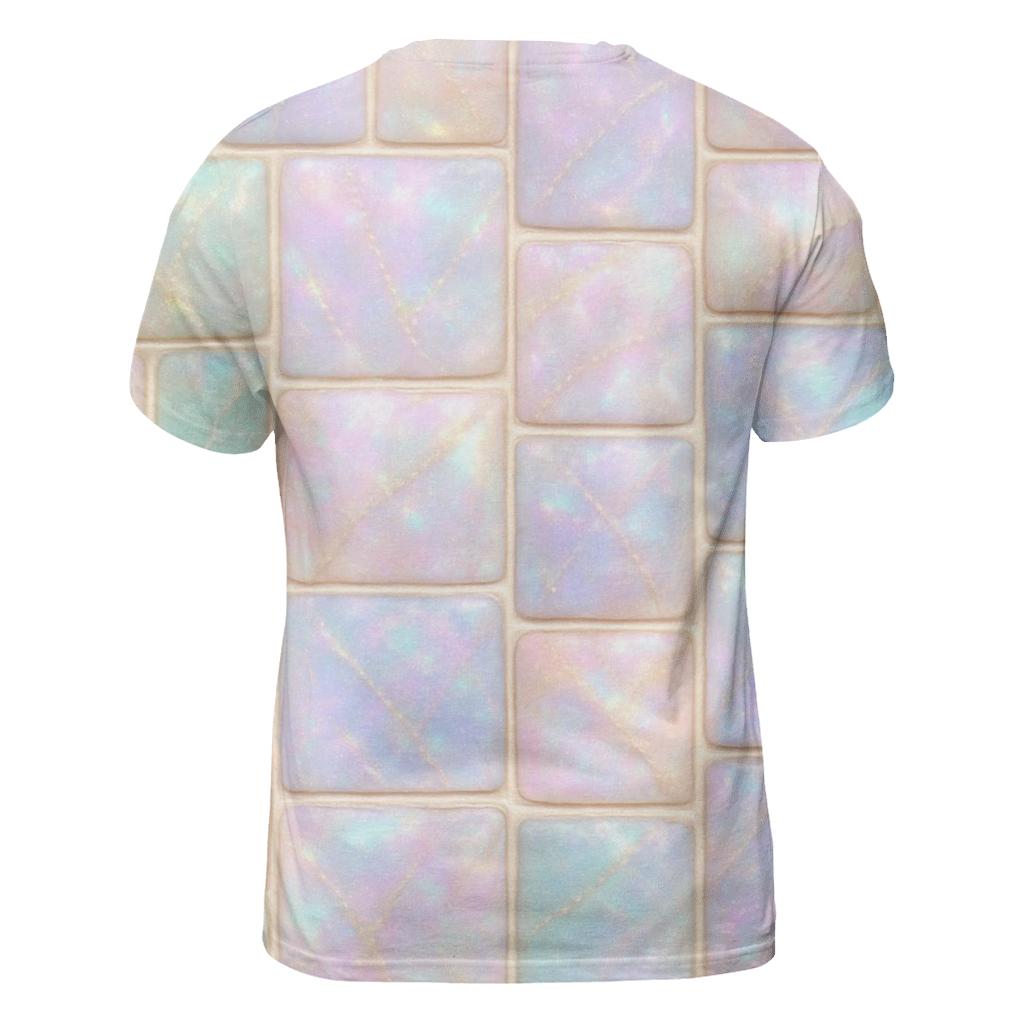 Opal Mosaic creative print fashion shirts