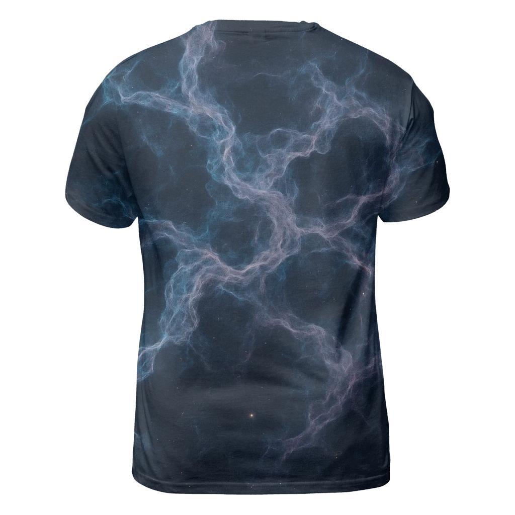 Nebula Filament Bouquet vibrant all-over design tees
