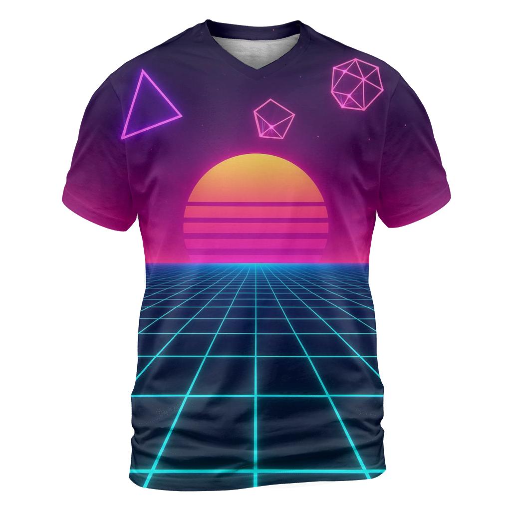 Laser Grid Horizon designer pattern shirts