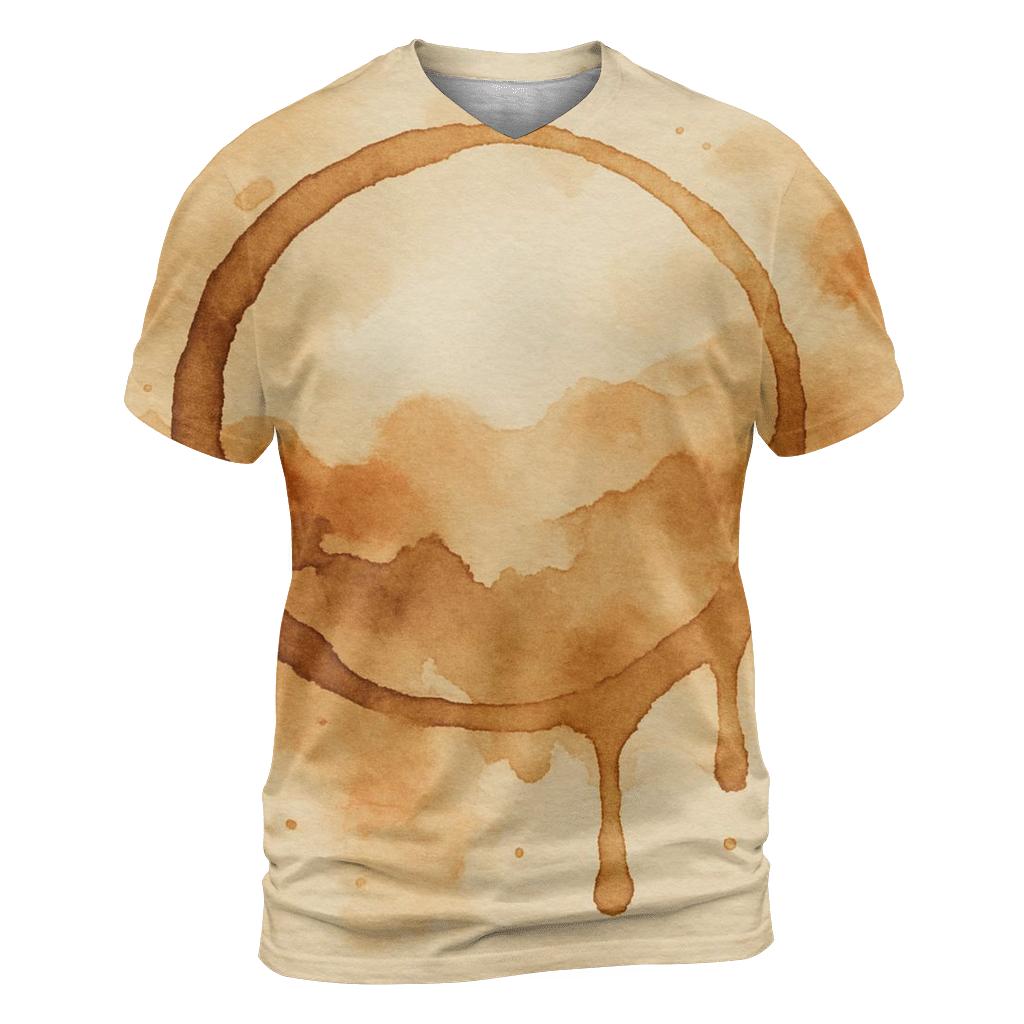 Cup Ring Stain Art custom all-over print shirts