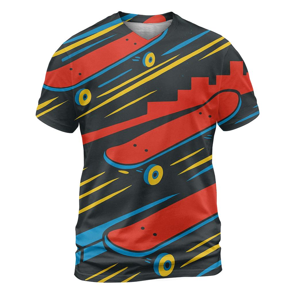 Turbo Skate Street creative print fashion shirts