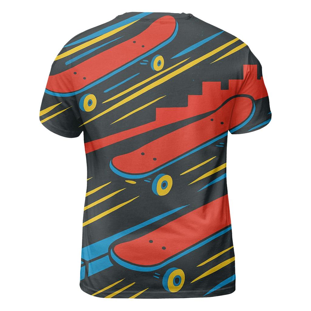 Turbo Skate Street creative print fashion shirts