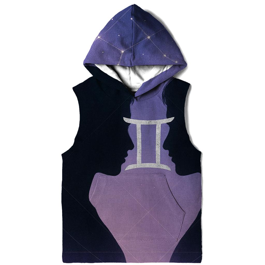 Luminous Gemini Twin Portrait hoodie styles