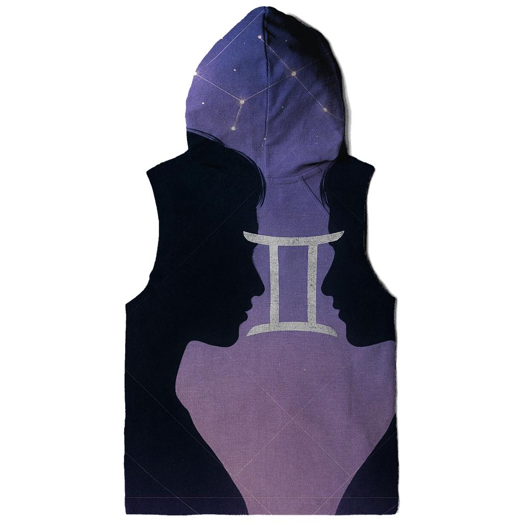 Luminous Gemini Twin Portrait hoodie styles