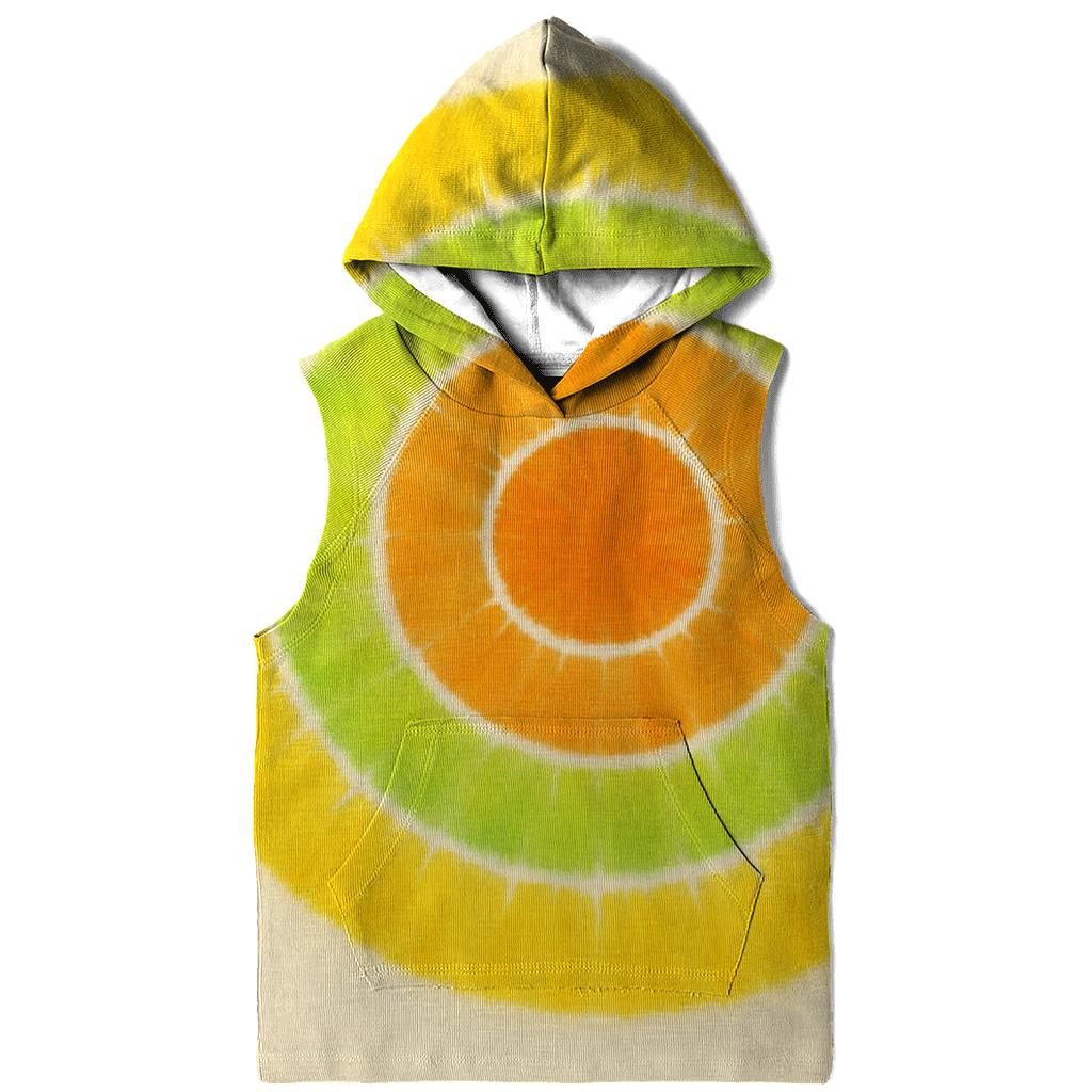 Citrus Bullseye embroidered hoodies