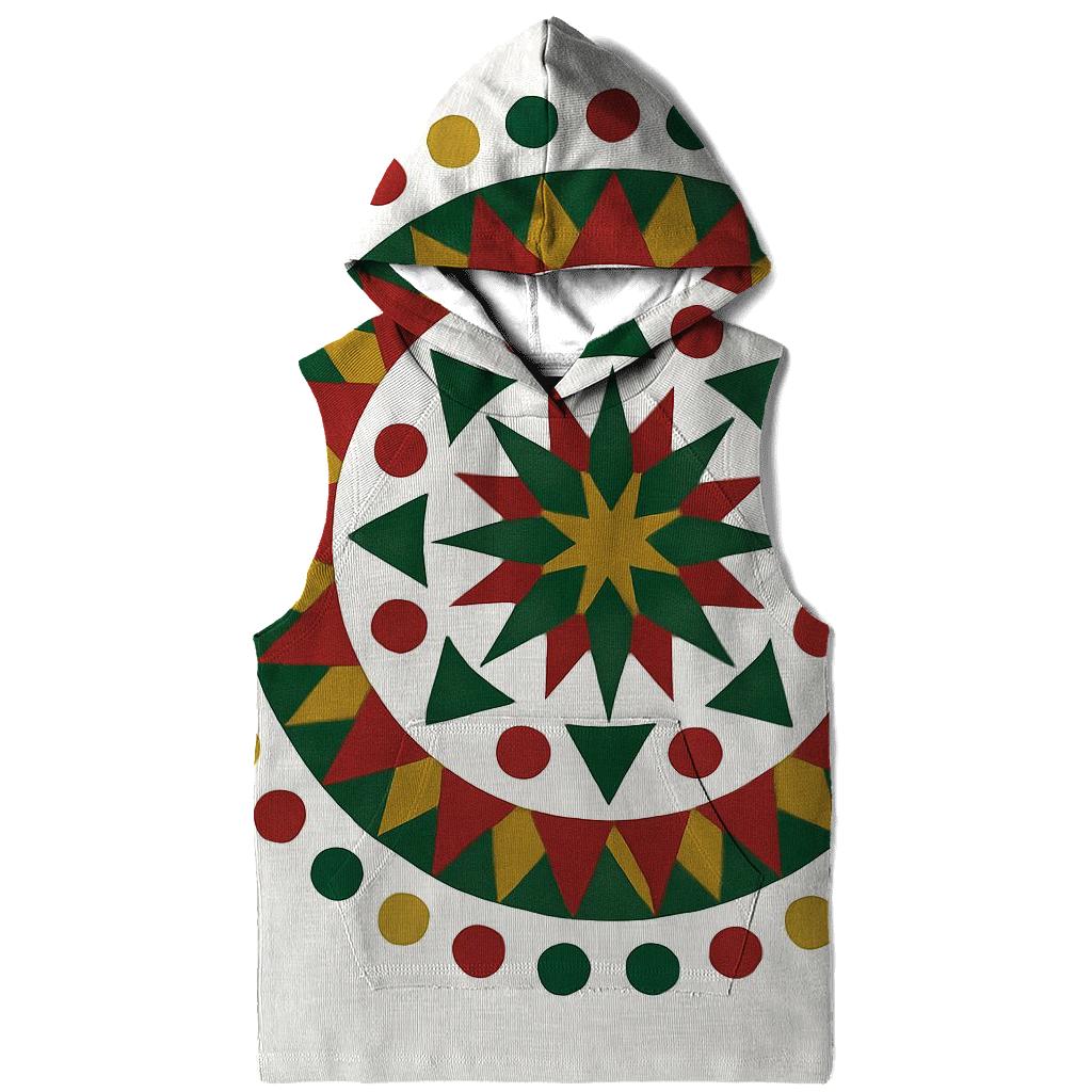 Starburst Ornament Mandala printed hoodies