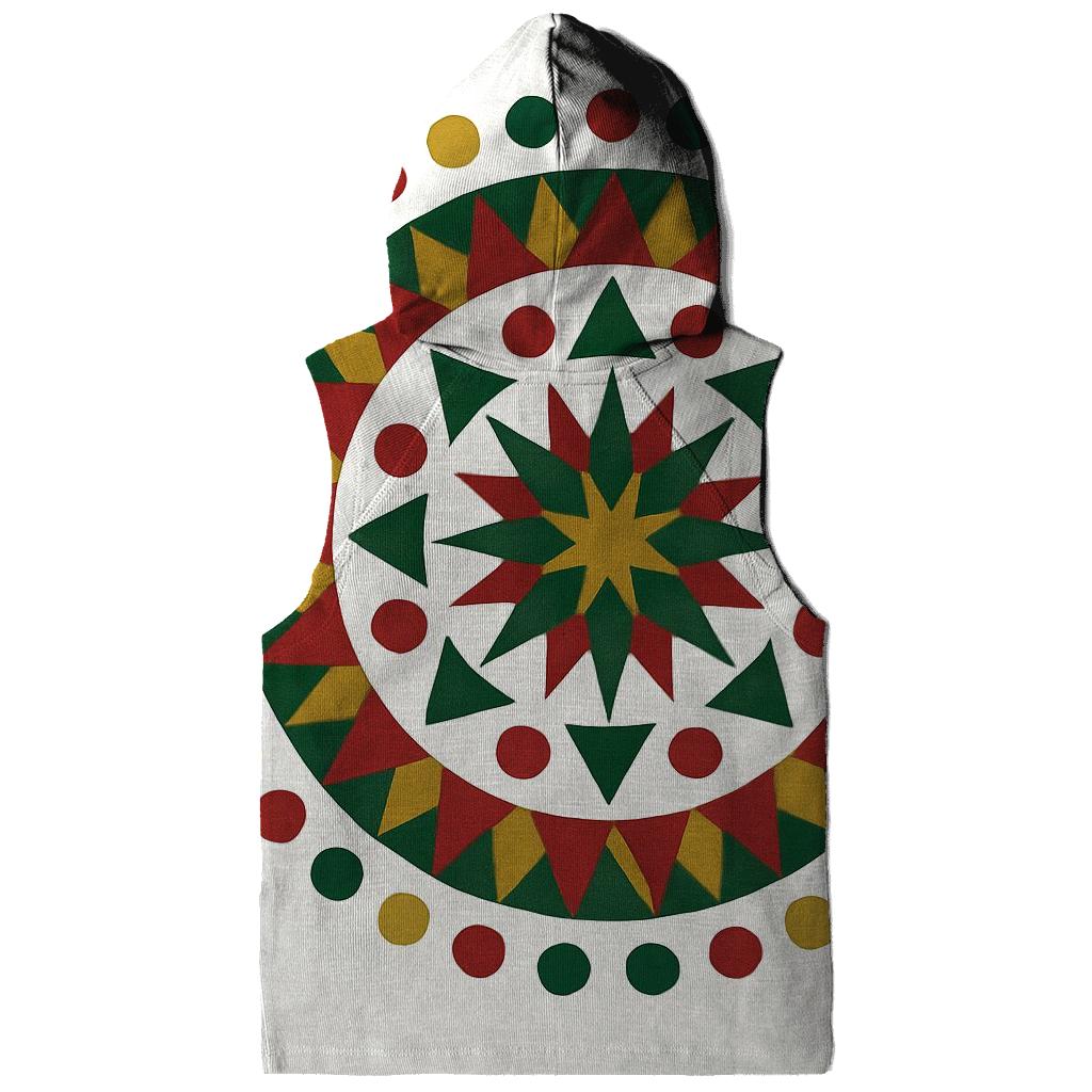 Starburst Ornament Mandala printed hoodies