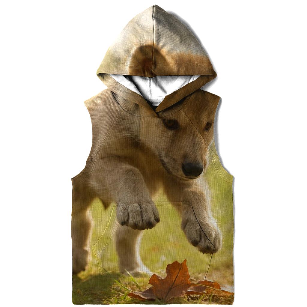 Pup Learning To Hunt pullover hoodies