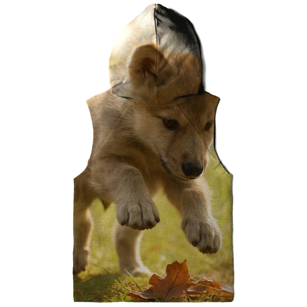 Pup Learning To Hunt pullover hoodies