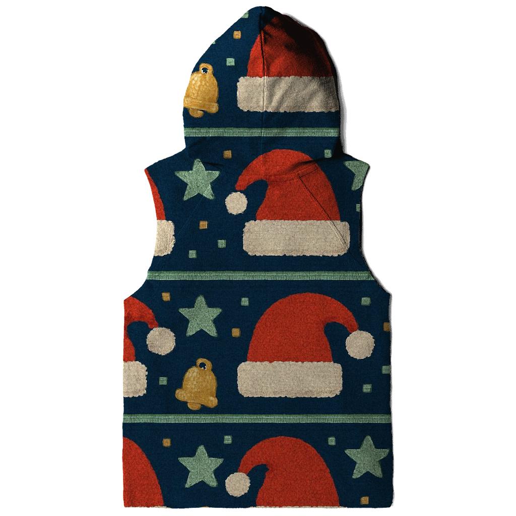 Santa Hat Scatter Bands Design hoodie trends