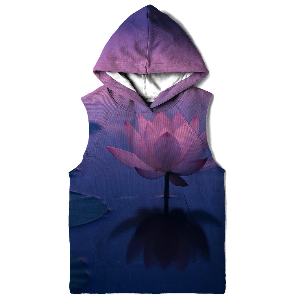 Twilight Lotus On Reflective Pond hoodie designs