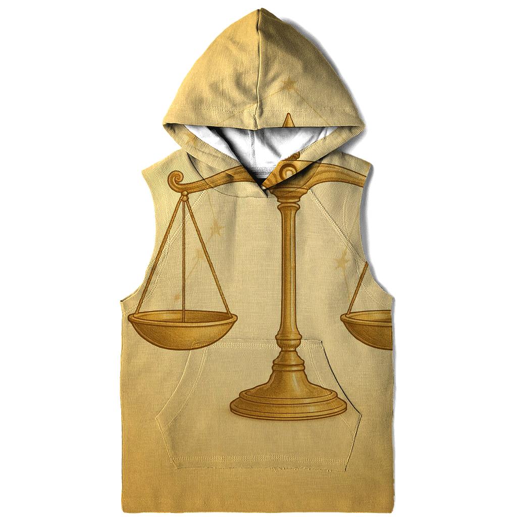 Libra Golden Scales Balance premium hoodies