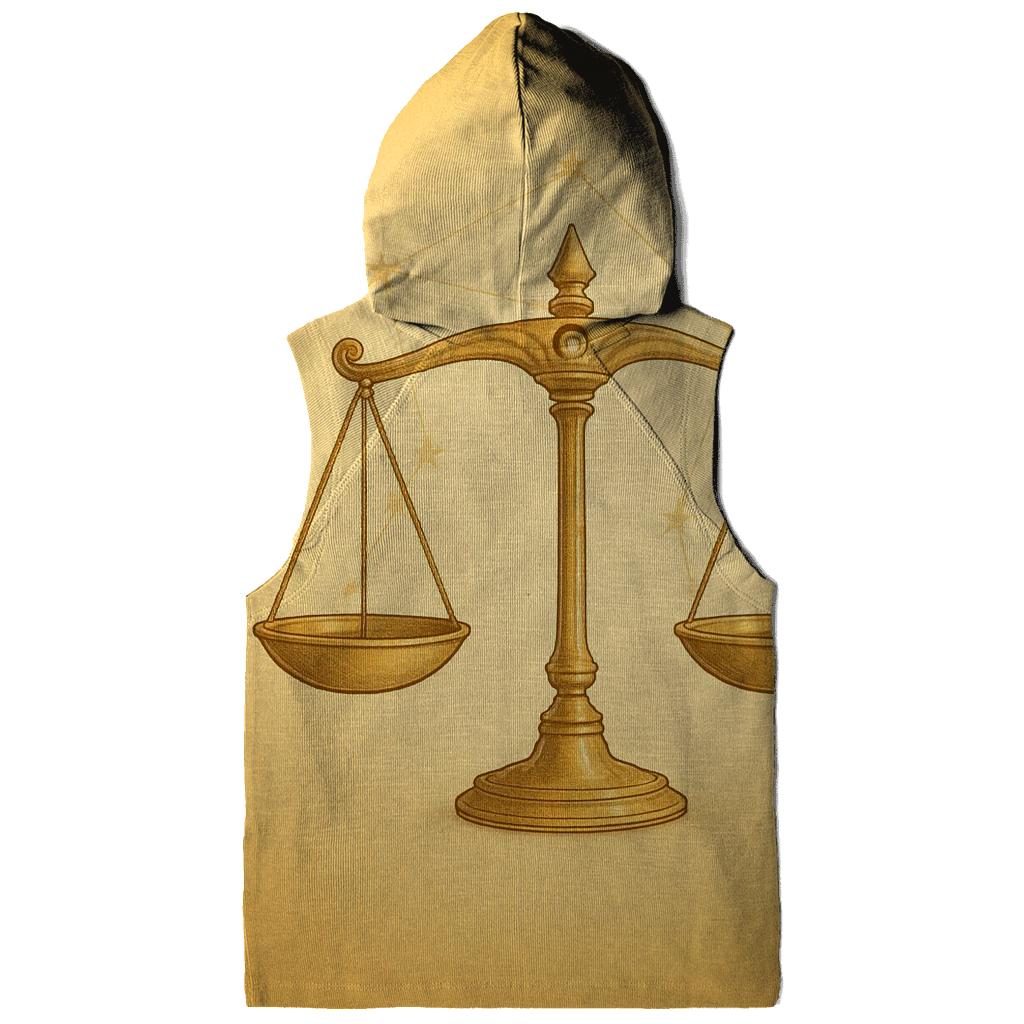 Libra Golden Scales Balance premium hoodies