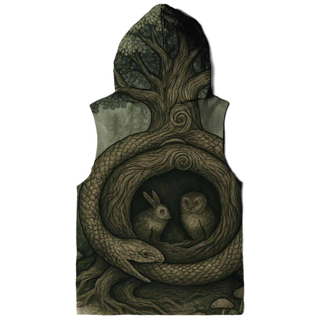 Forest Spiral Ouroboros Grove heavyweight hoodies