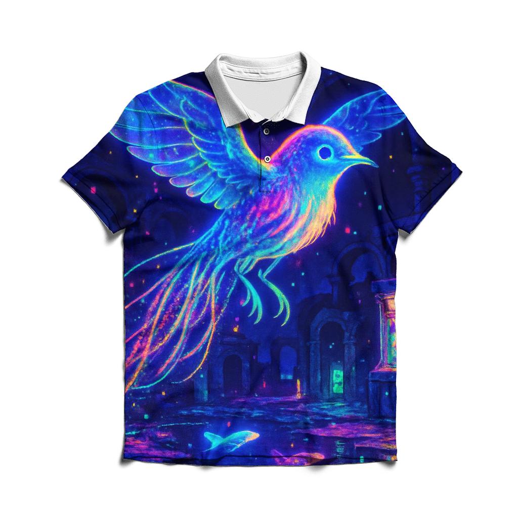Neon Jellybird Voyager premium cotton polo shirts