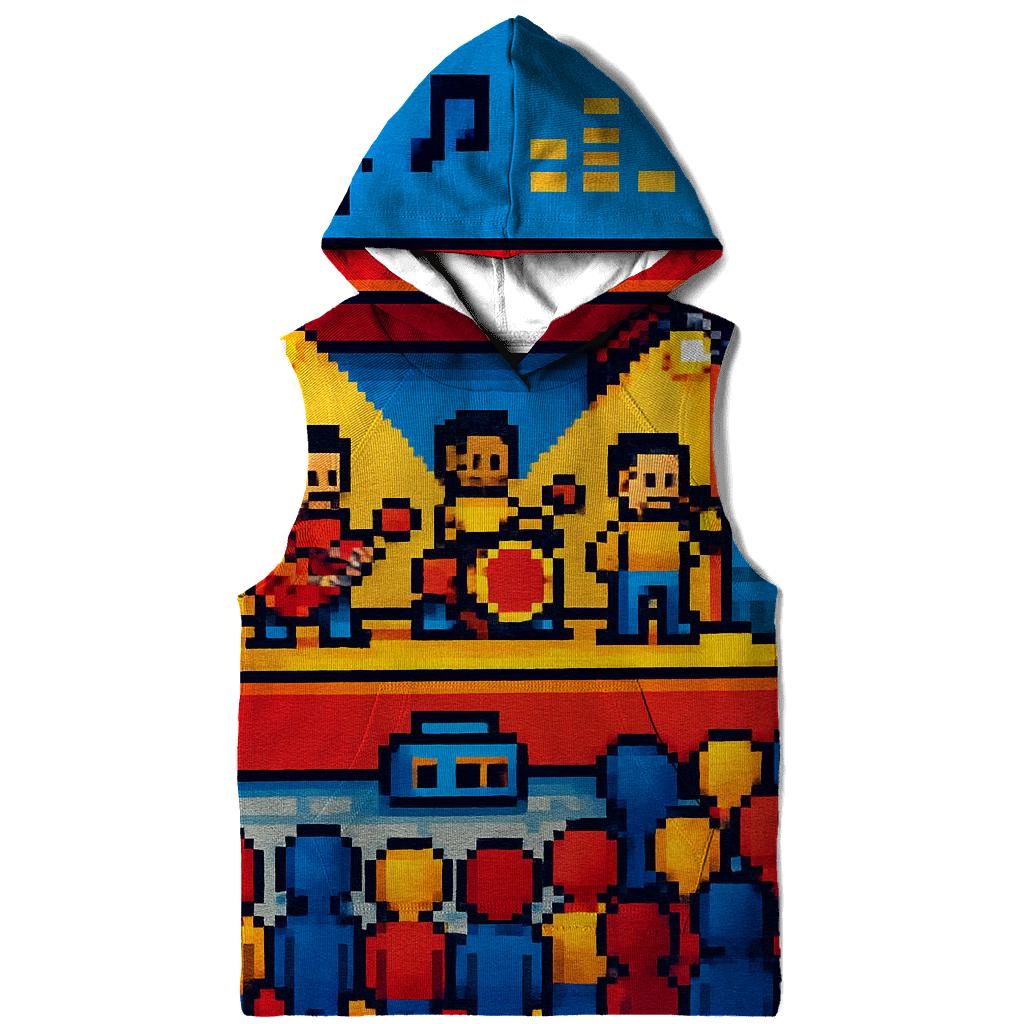 Pixel Pop Concert pullover hoodies