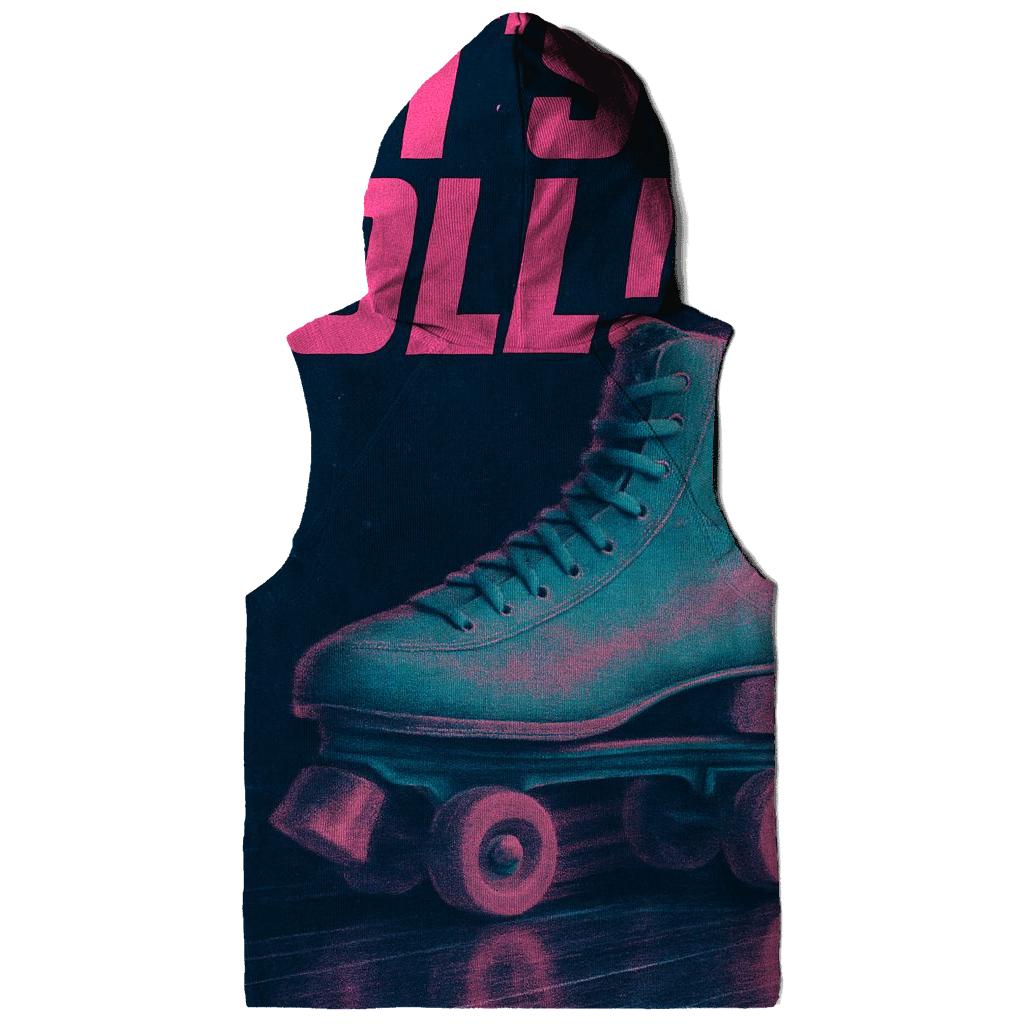 Retro Roller Rink Neon Poster pullover hoodies