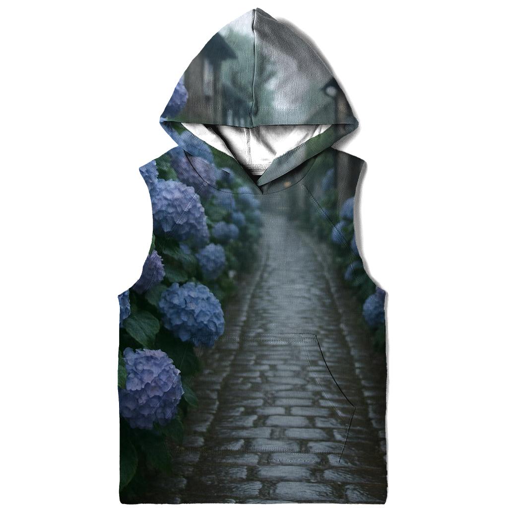 Hydrangea Alley After Village Rain hoodie trends