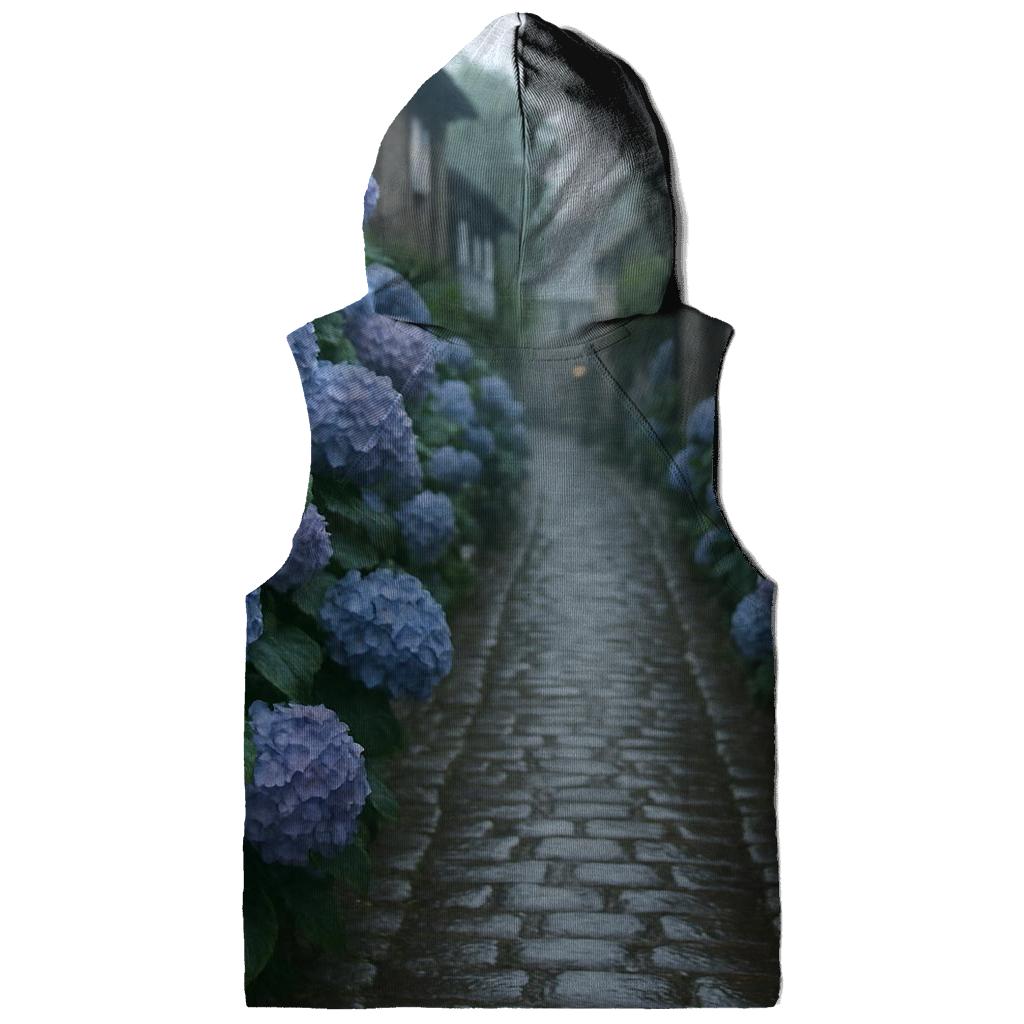 Hydrangea Alley After Village Rain hoodie trends