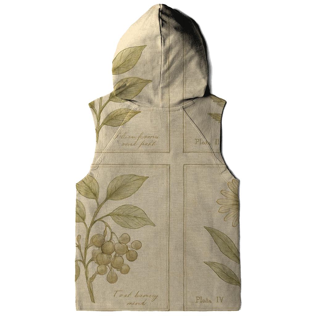 Weathered Botanical Illustration Set pullover hoodies