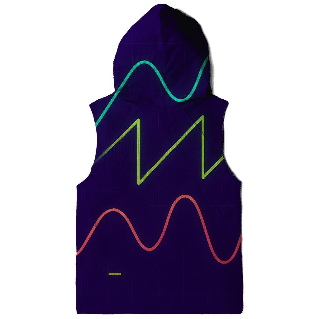 Analog Synth Waveforms designer hoodies