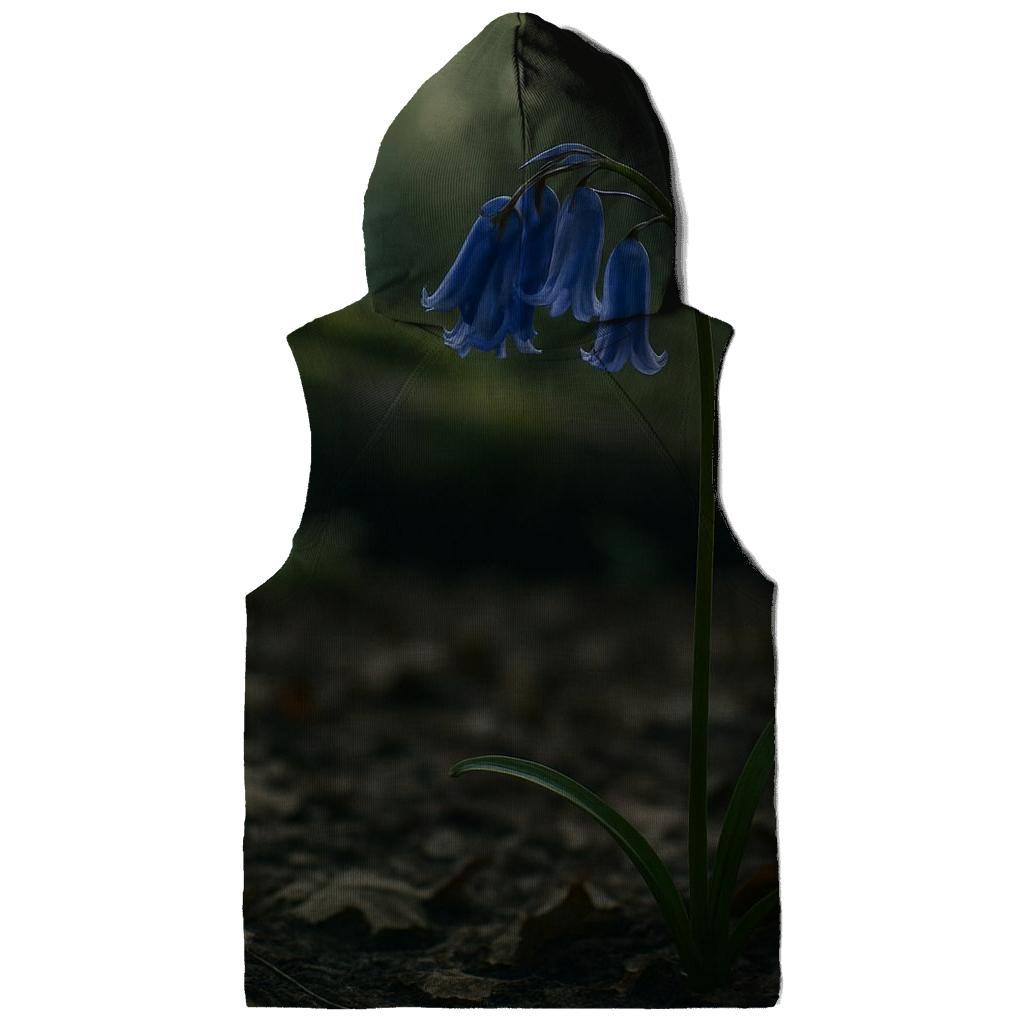 Wild Bluebell Root Crown Portrait designer hoodies