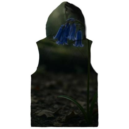 Wild Bluebell Root Crown Portrait designer hoodies