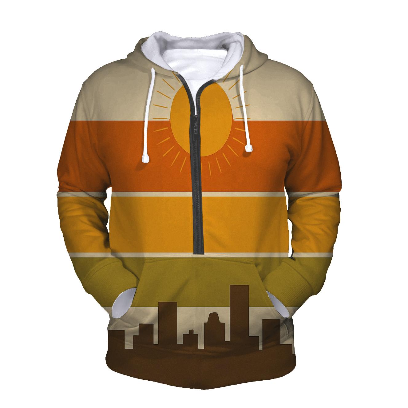 Solar Groove Stripes hoodie designs
