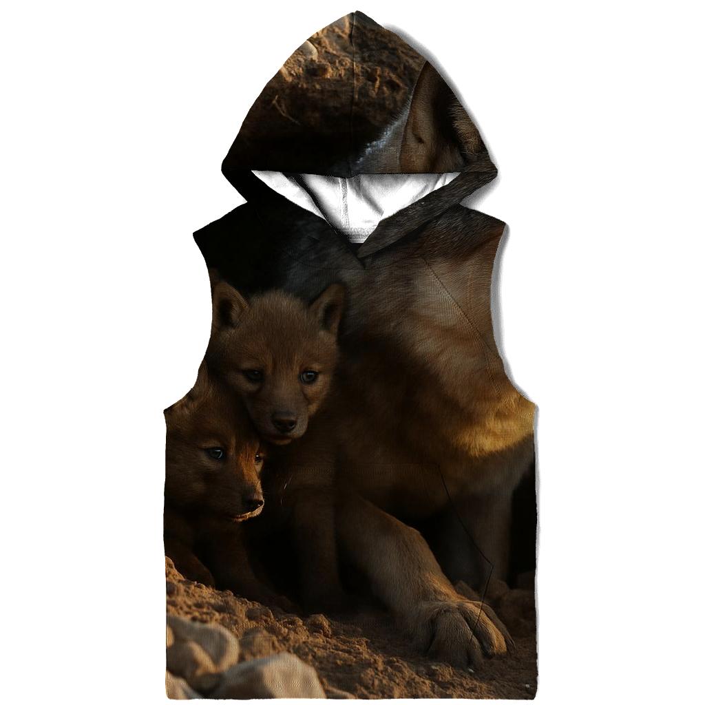 Alpine Den Entrance graphic hoodies
