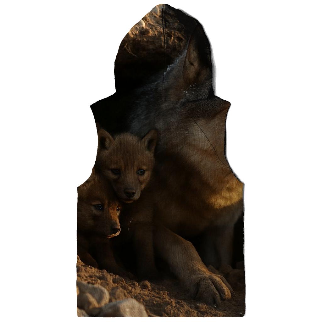Alpine Den Entrance graphic hoodies