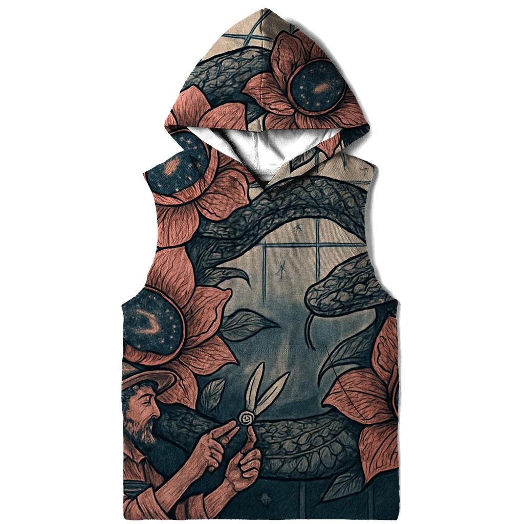 Cosmic Garden Ouroboros Bloom premium hoodies