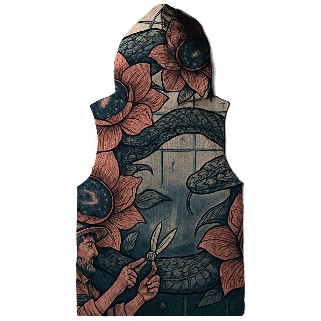 Cosmic Garden Ouroboros Bloom premium hoodies