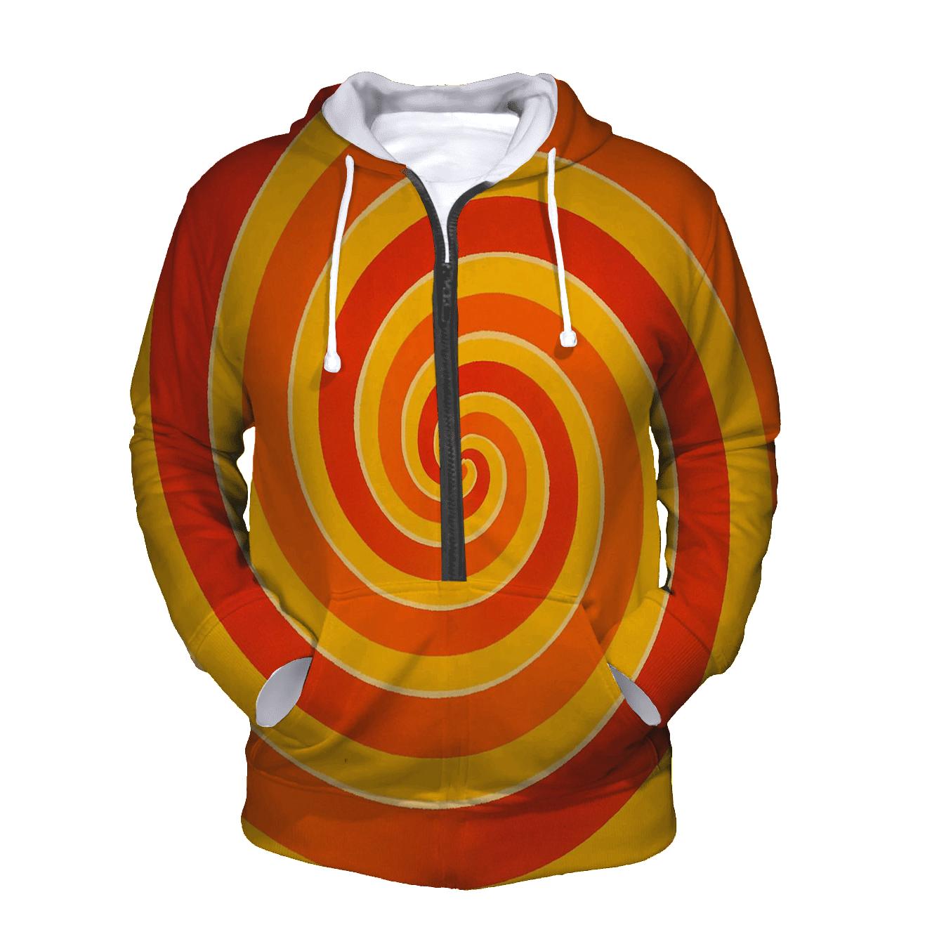 Sunburst Spiral hoodie styles