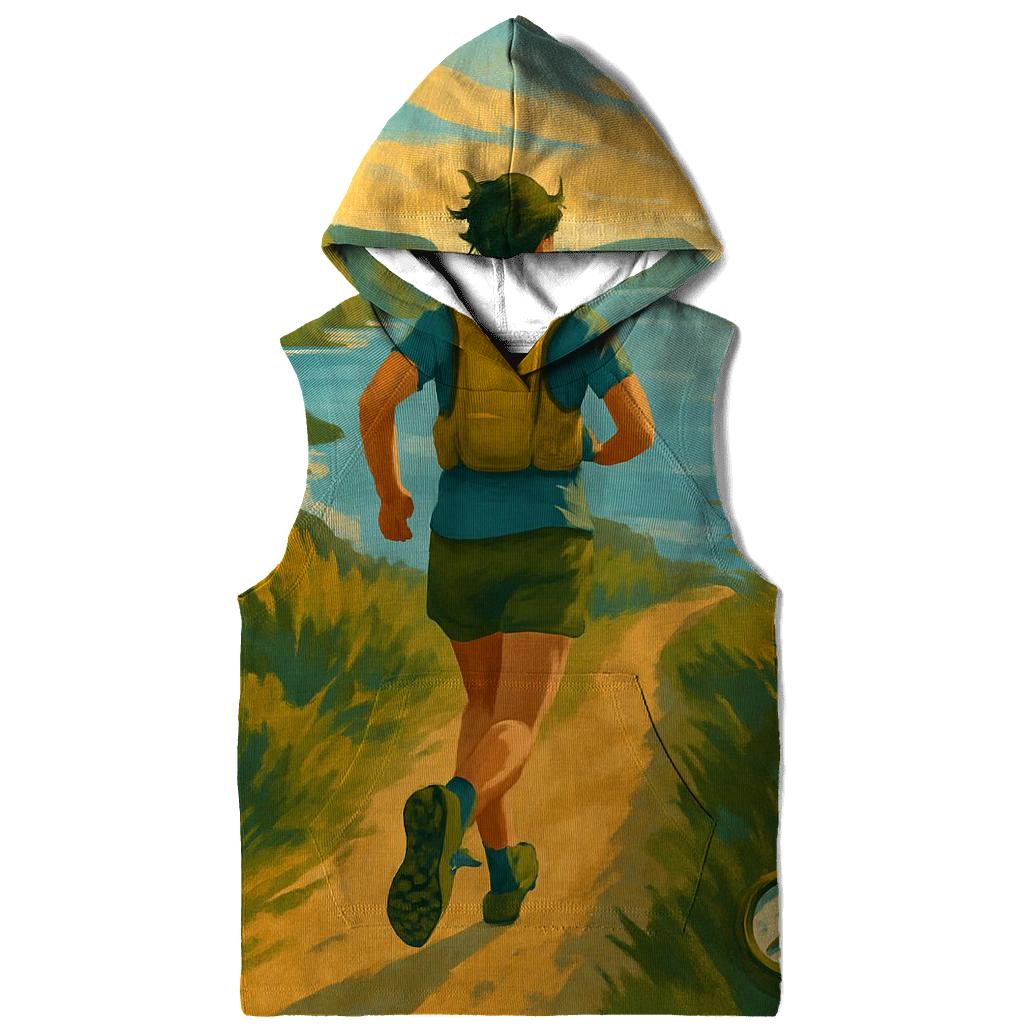 Cliffside Trail Runner hoodie designs
