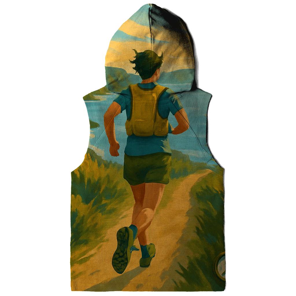 Cliffside Trail Runner hoodie designs