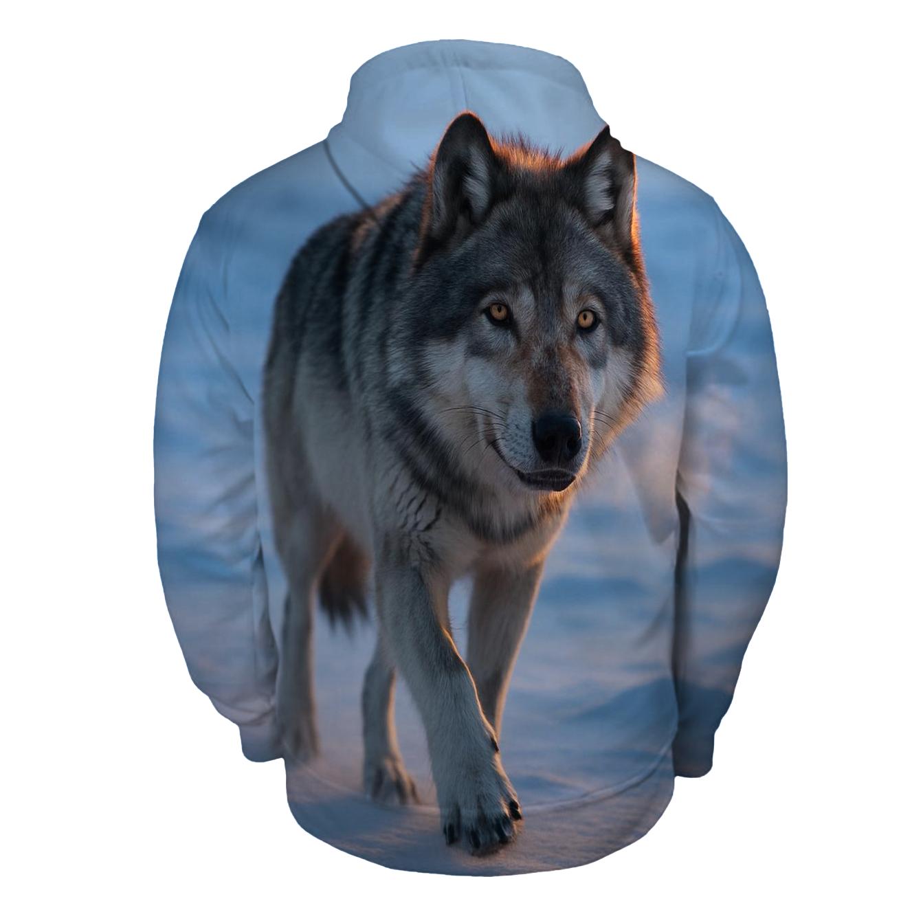Arctic Matriarch At Dawn premium hoodies