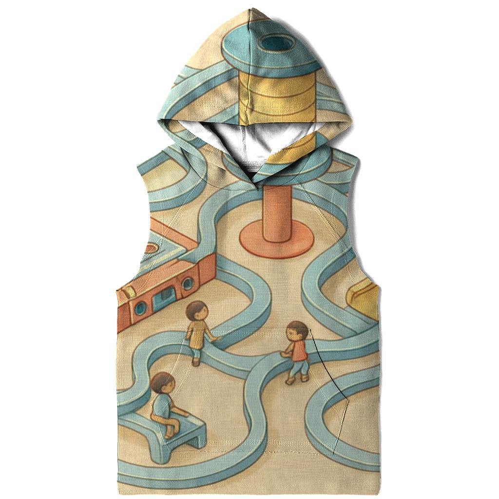 Tape Maze Playground hoodie styles