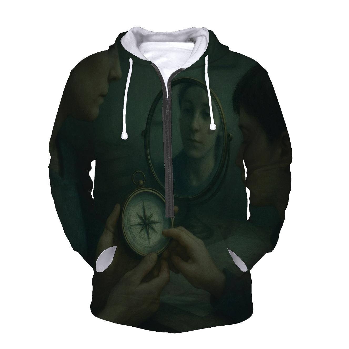 The Heart Compass printed hoodies
