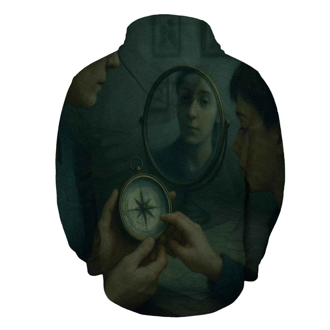 The Heart Compass printed hoodies