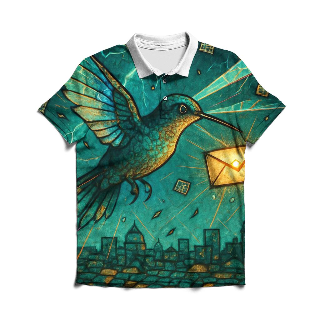 Glasswing Courier classic pique polos