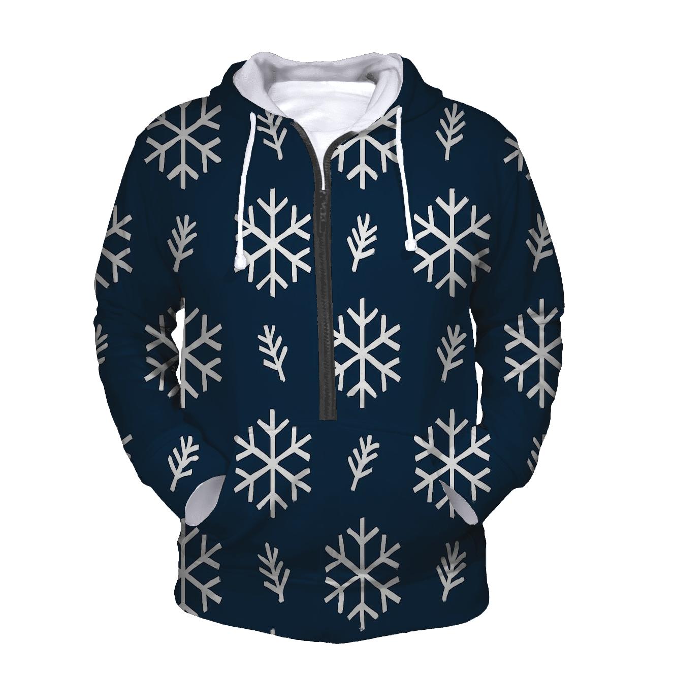Snowflake Hexagon Field hoodie designs