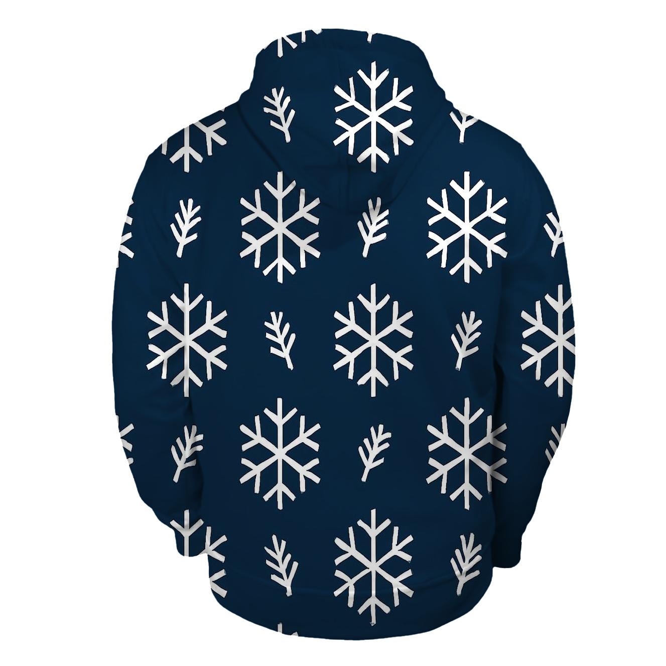 Snowflake Hexagon Field hoodie designs