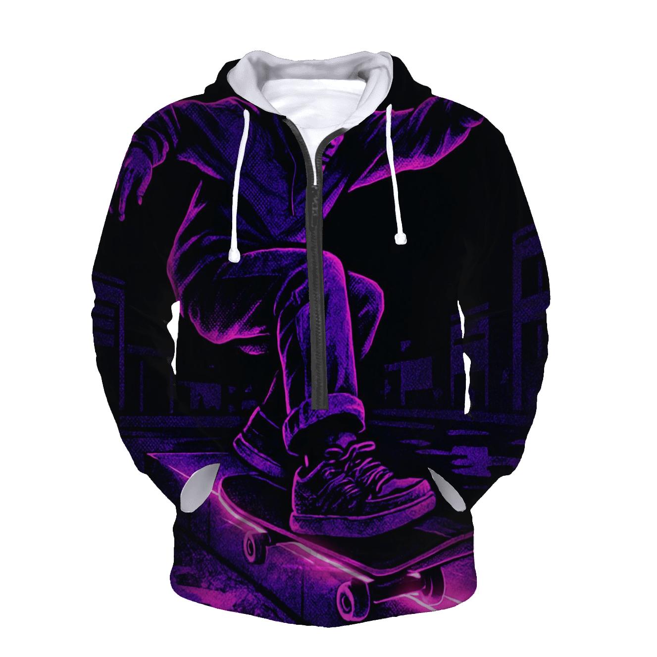 Neon Night Skate hoodie styles