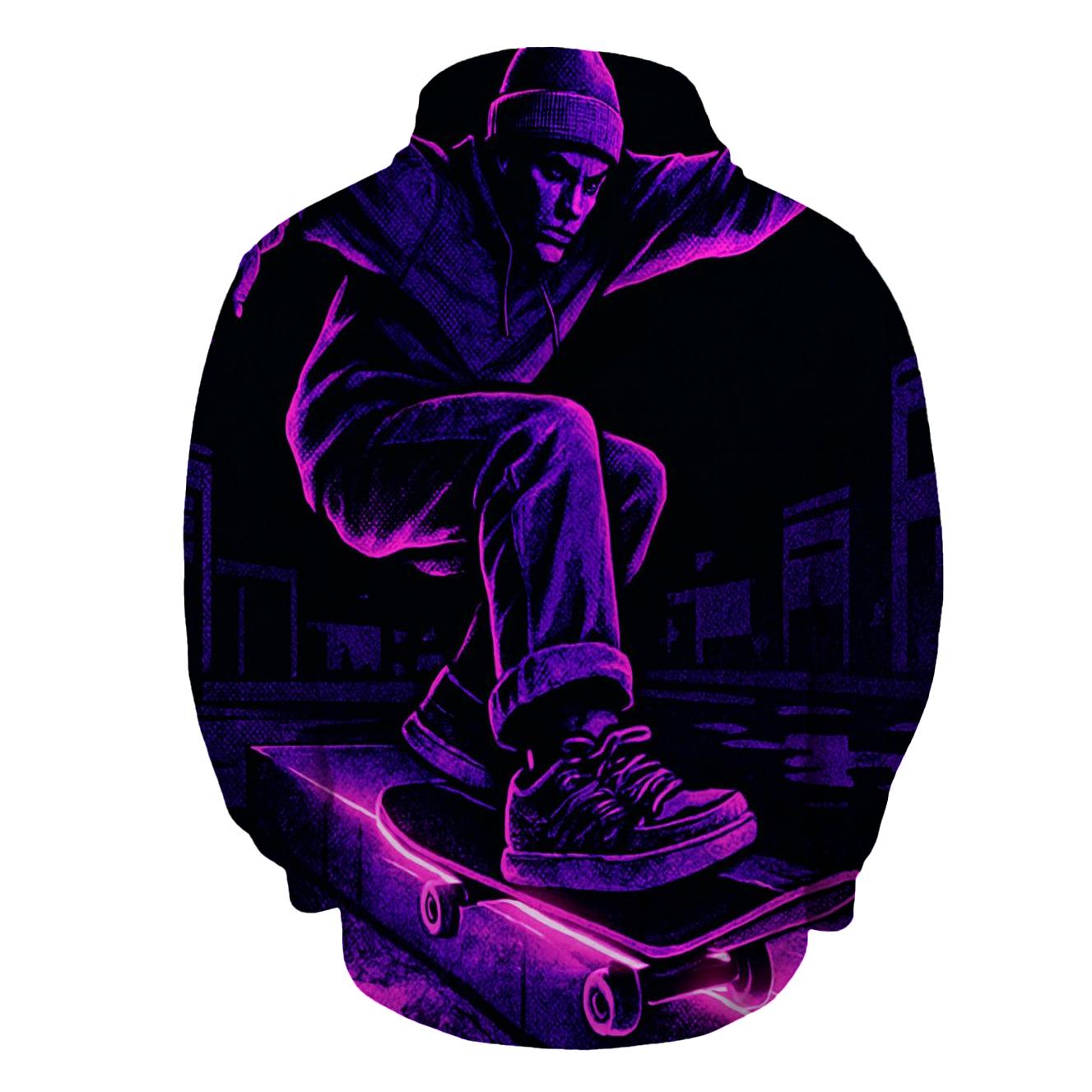 Neon Night Skate hoodie styles