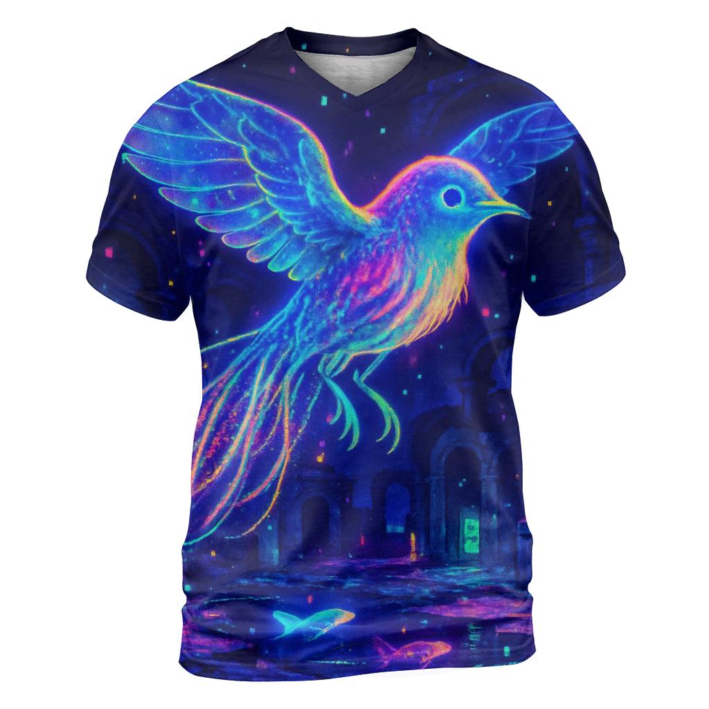 Neon Jellybird Voyager custom all-over print shirts