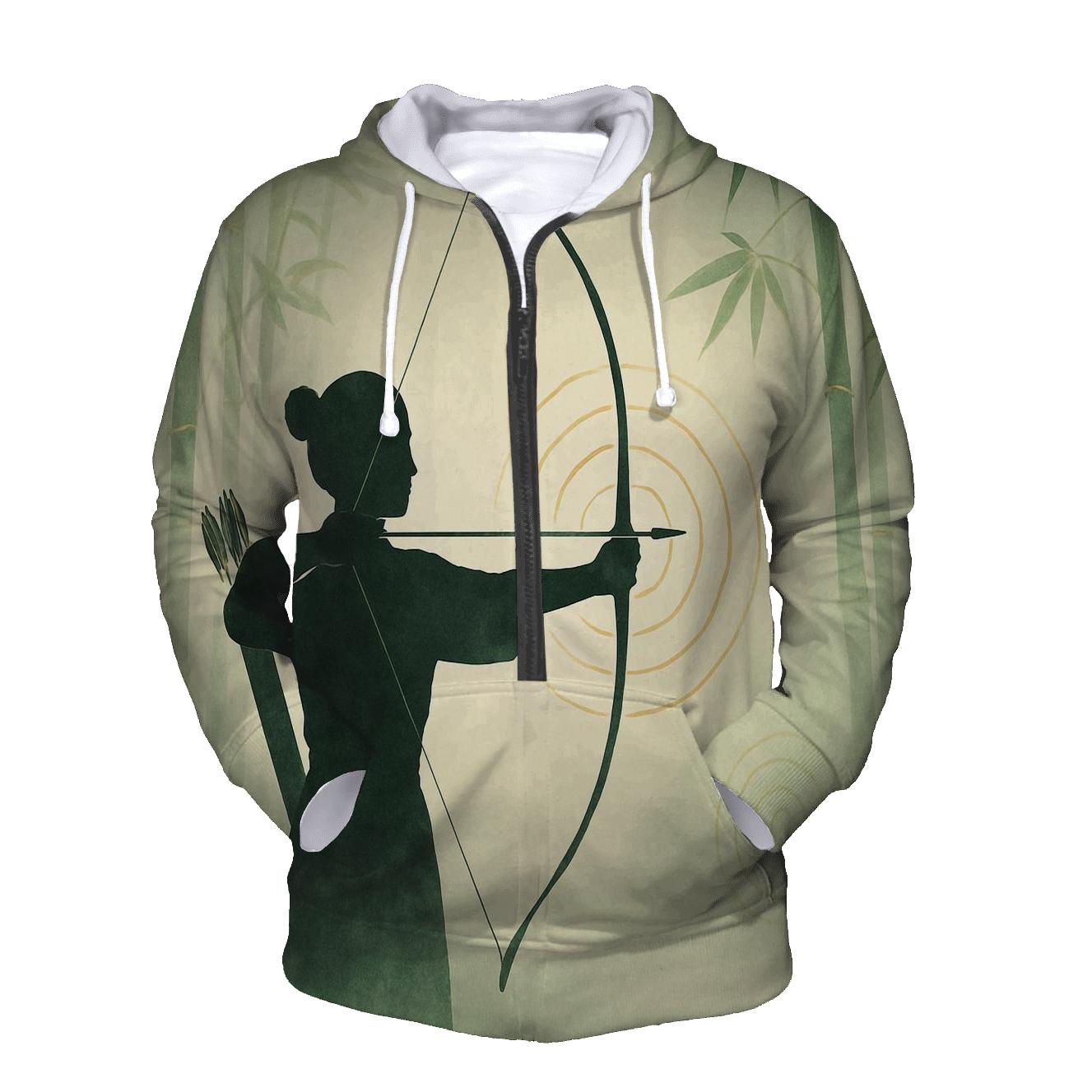 Zen Archery Focus embroidered hoodies