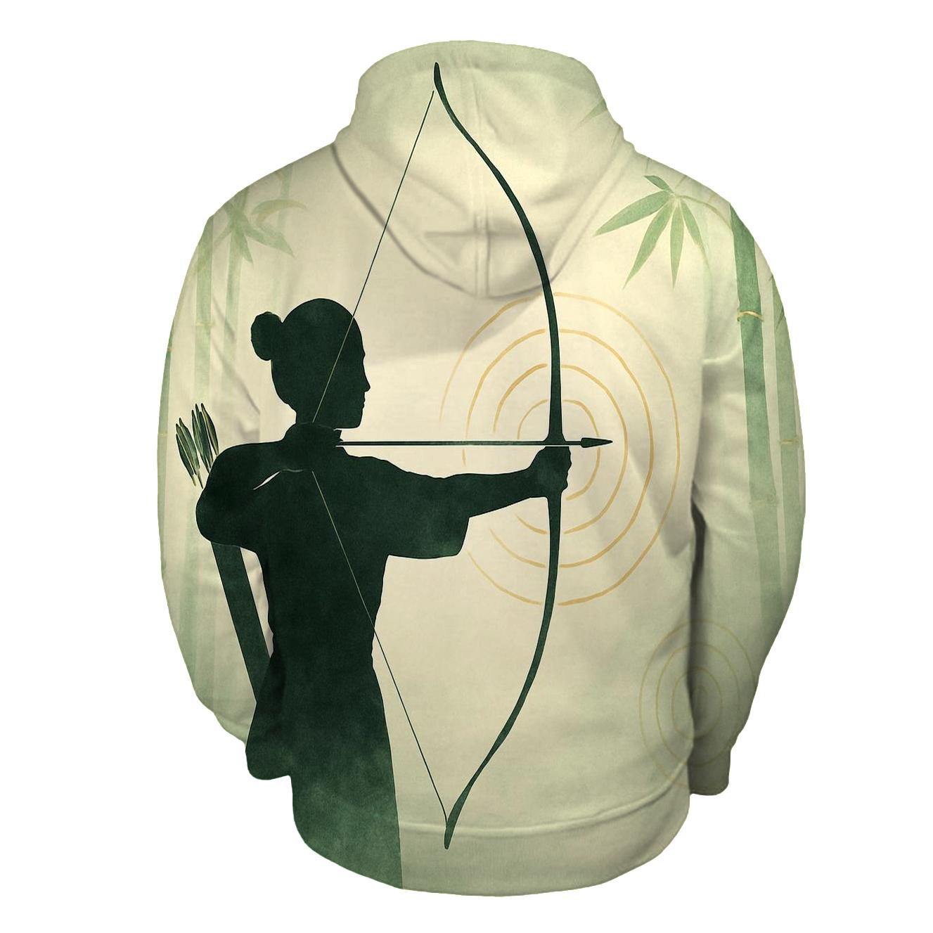 Zen Archery Focus embroidered hoodies