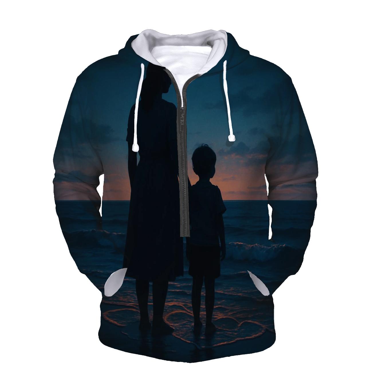 The Invisible Harbor printed hoodies