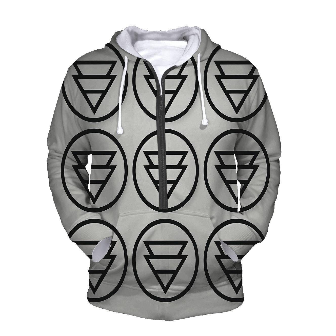 Filter Grid Geometry hoodies fashion